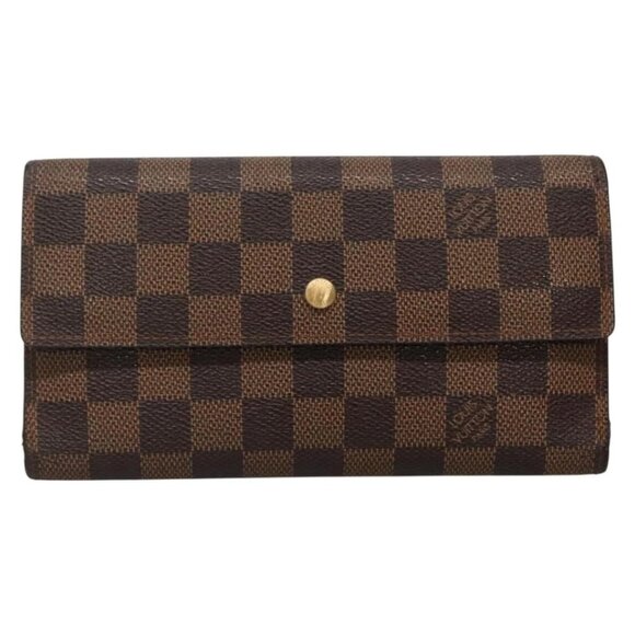 LOUIS VUITTON Damier Ebene Portefeuille International Wallet - Picture 1 of 15